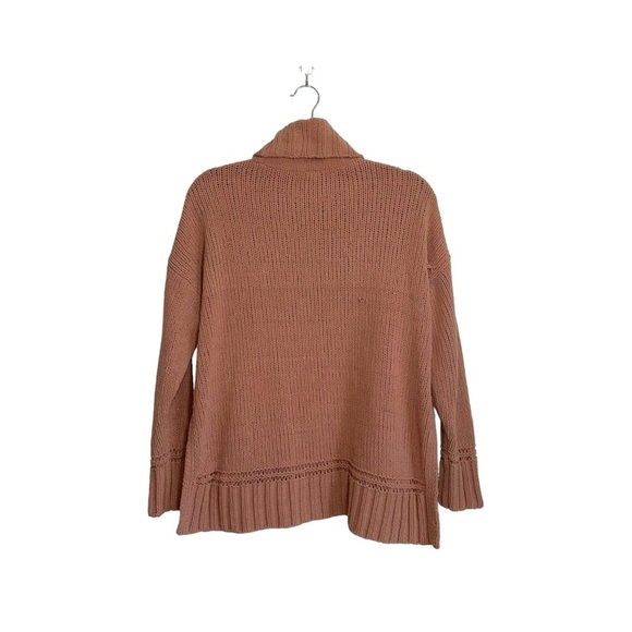 Aerie Camel Brown Chenille Knit Turtleneck Oversized Sweater Xsmall Women’s - Picture 6 of 12